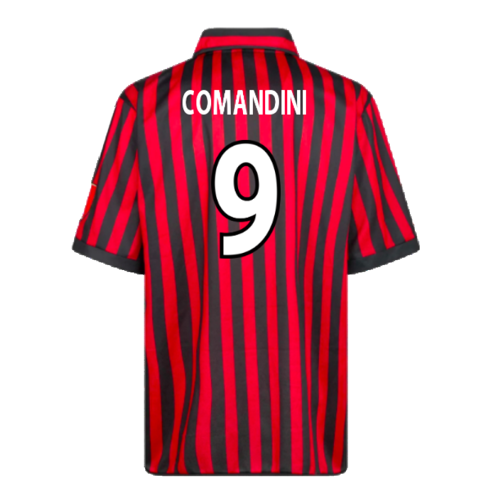 AC Milan 2000 Centenary Retro Football Shirt (Comandini 9)