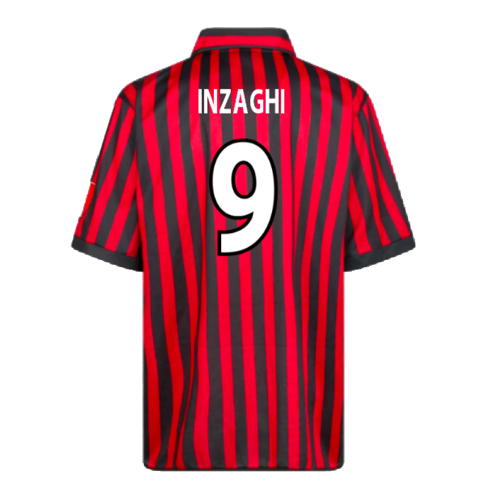 AC Milan 2000 Centenary Retro Football Shirt (Inzaghi 9)