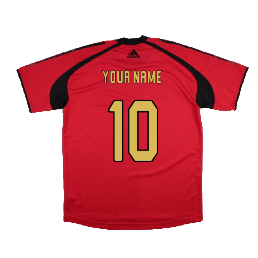 AC Milan 2004-05 Adidas Champions League Training Shirt (L) (Your Name 10) (Very Good)