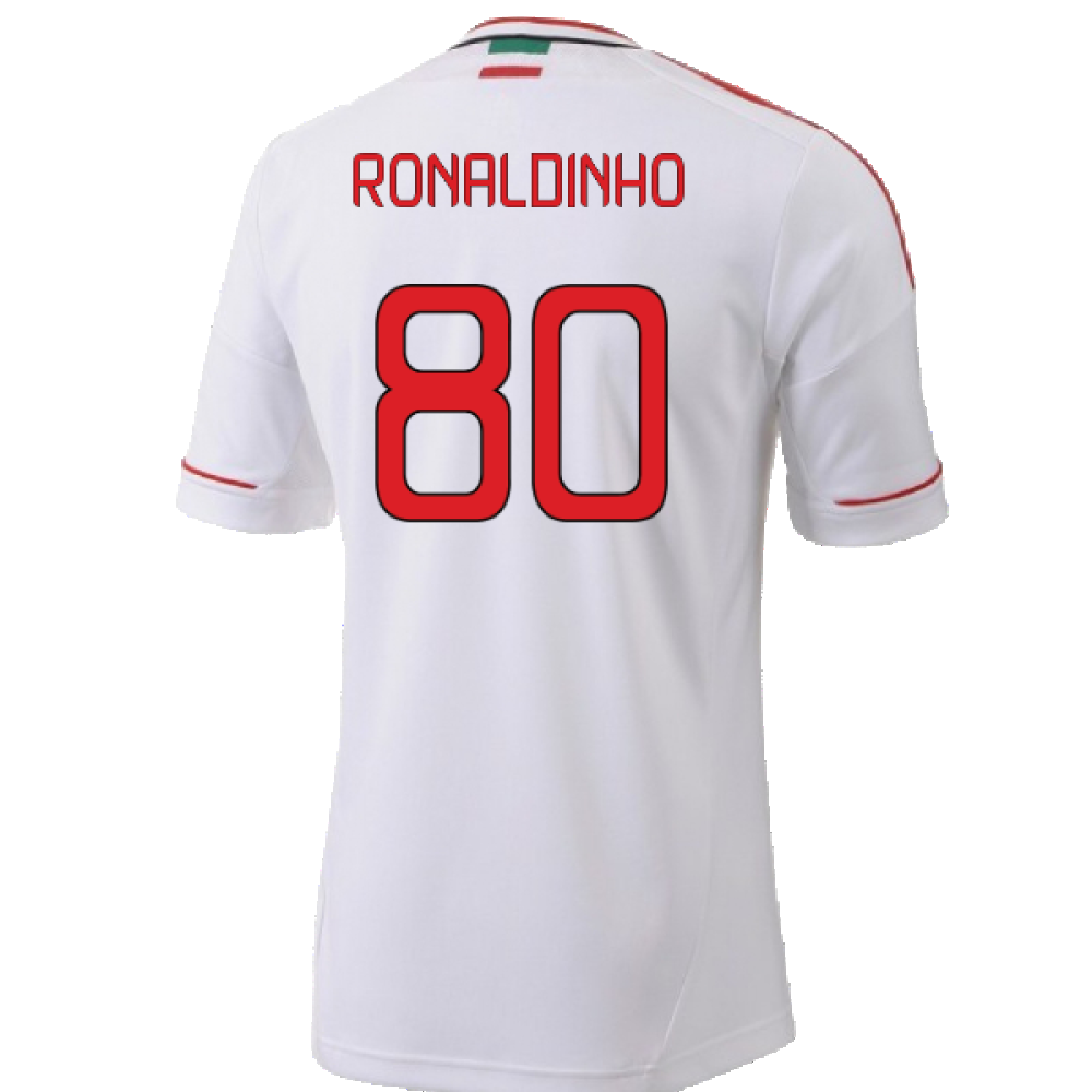 AC Milan 2012-13 Away Shirt (XSB) (Mint) (Ronaldinho 80)