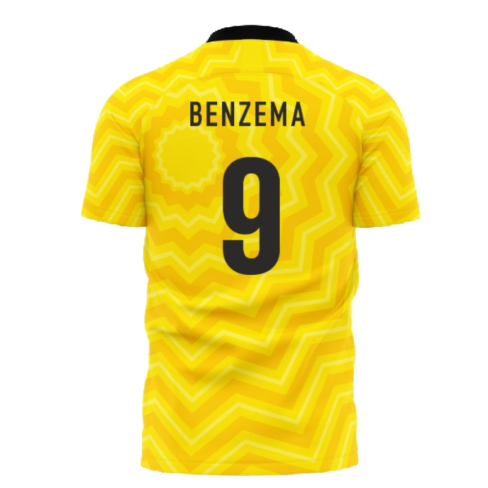 Al-Ittihad 2024-2025 Home Concept Football Kit (Libero) - Adult Long Sleeve (Benzema 9)