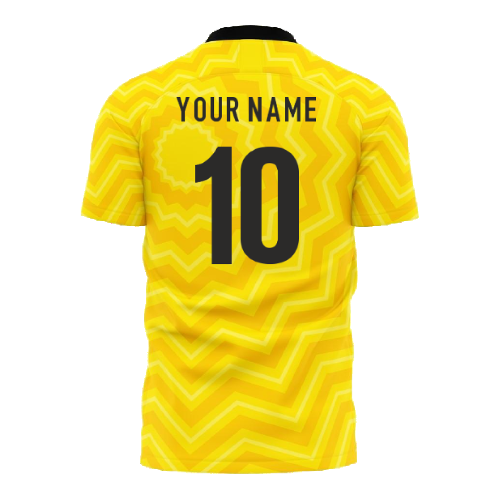 Al-Ittihad 2024-2025 Home Concept Football Kit (Libero) - Baby (Your Name)