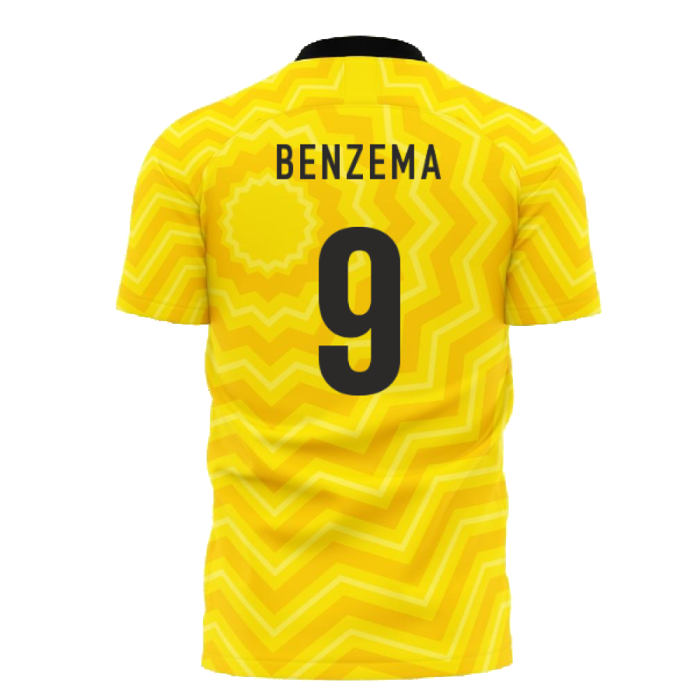 Al-Ittihad 2024-2025 Home Concept Football Kit (Libero) (Benzema 9)