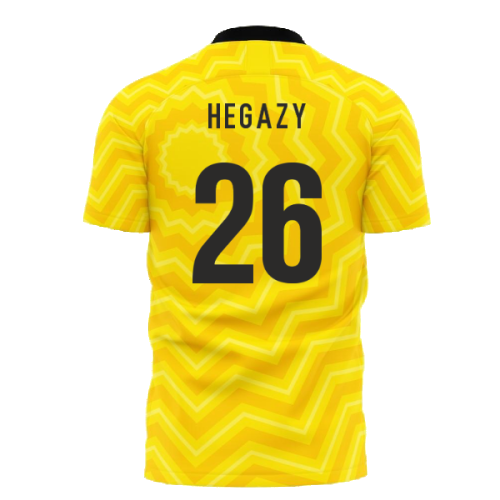 Al-Ittihad 2024-2025 Home Concept Football Kit (Libero) (Hegazy 26)