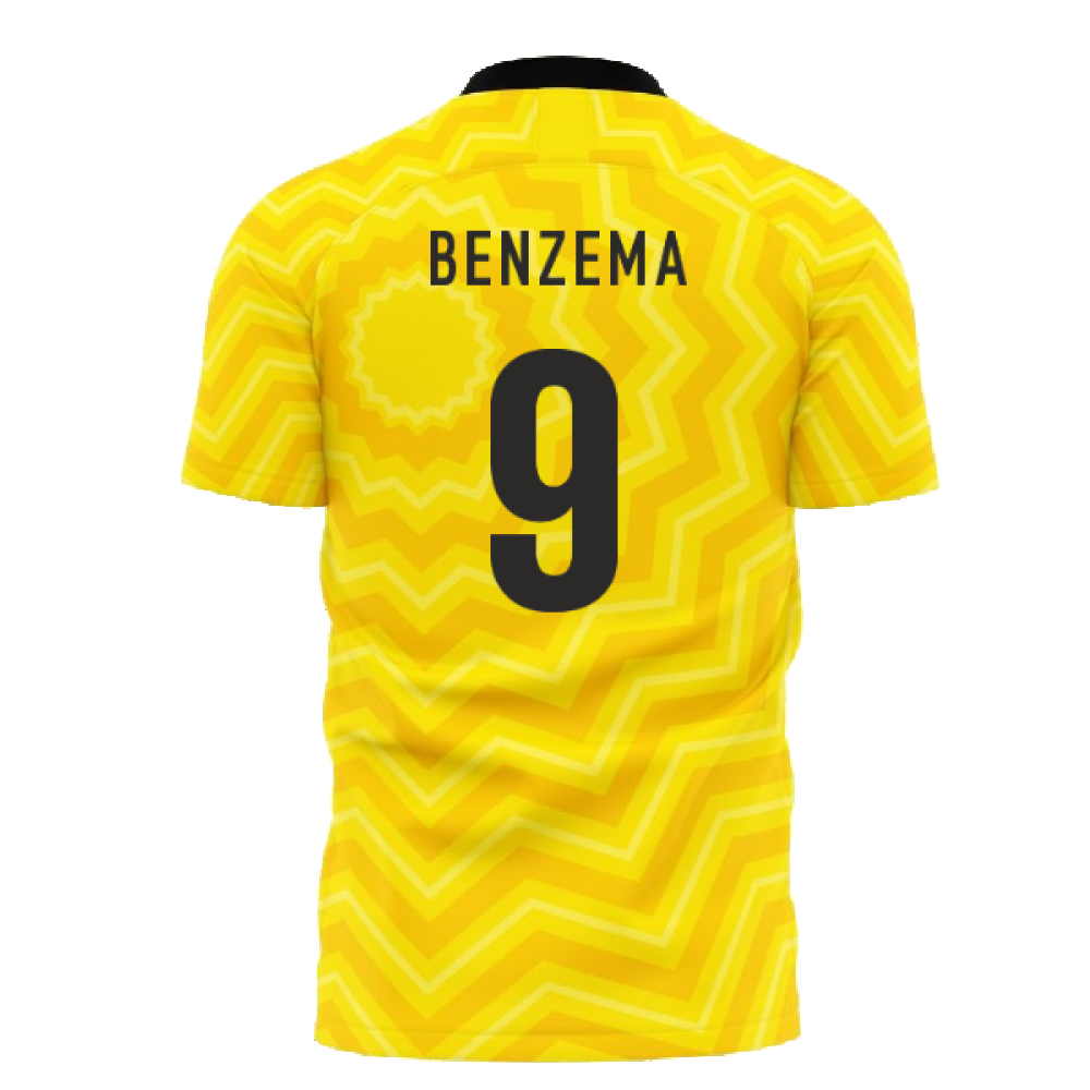 Al-Ittihad 2024-2025 Home Concept Football Kit (Libero) - Little Boys (Benzema 9)