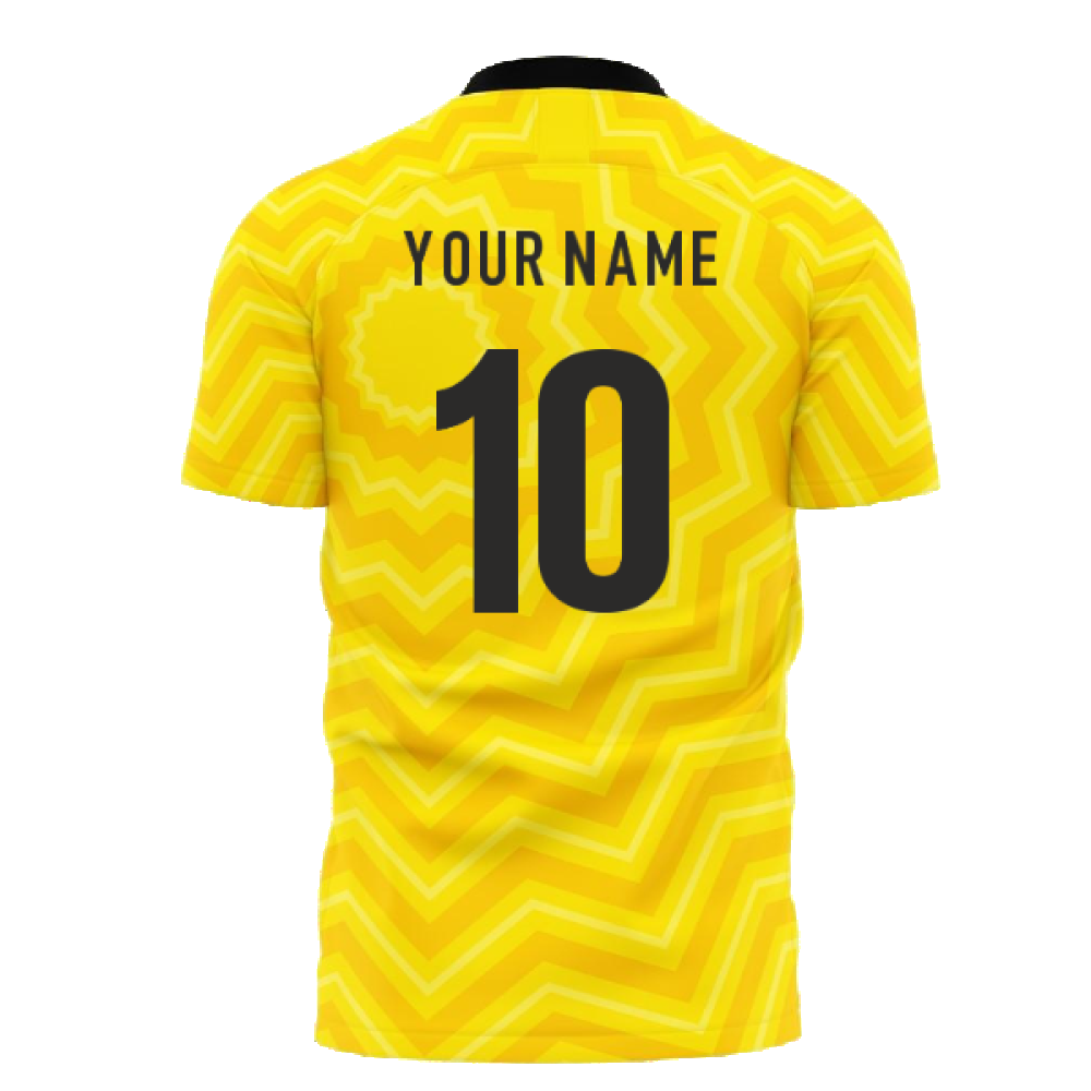 Al-Ittihad 2024-2025 Home Concept Football Kit (Libero) - Little Boys (Your Name)