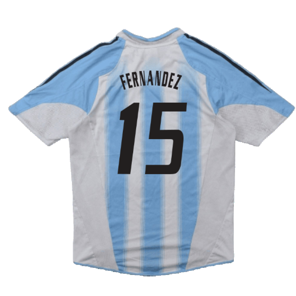 Argentina 2004-05 Home Shirt (XL) (Good) (Fernandez 15)