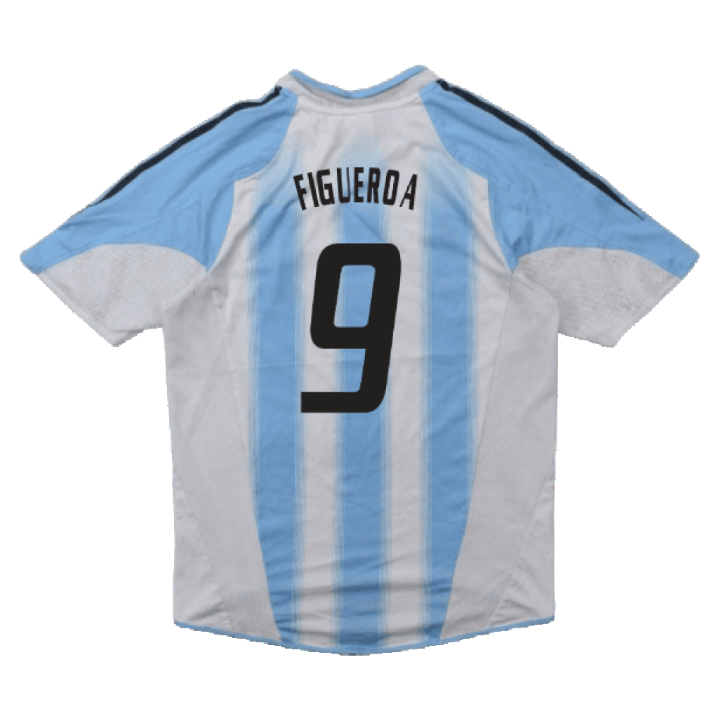 Argentina 2004-05 Home Shirt (XL) (Good) (Figueroa 9)