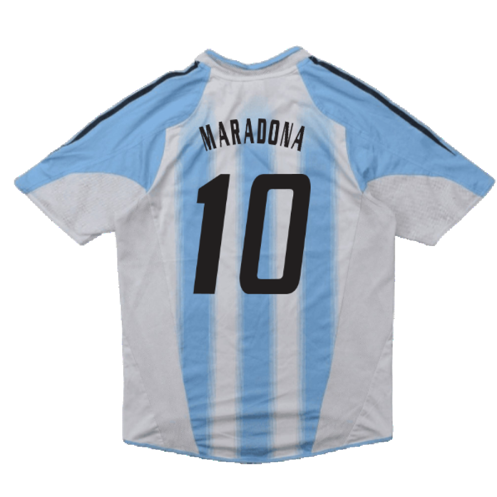 Argentina 2004-05 Home Shirt (XL) (Good) (MARADONA 10)