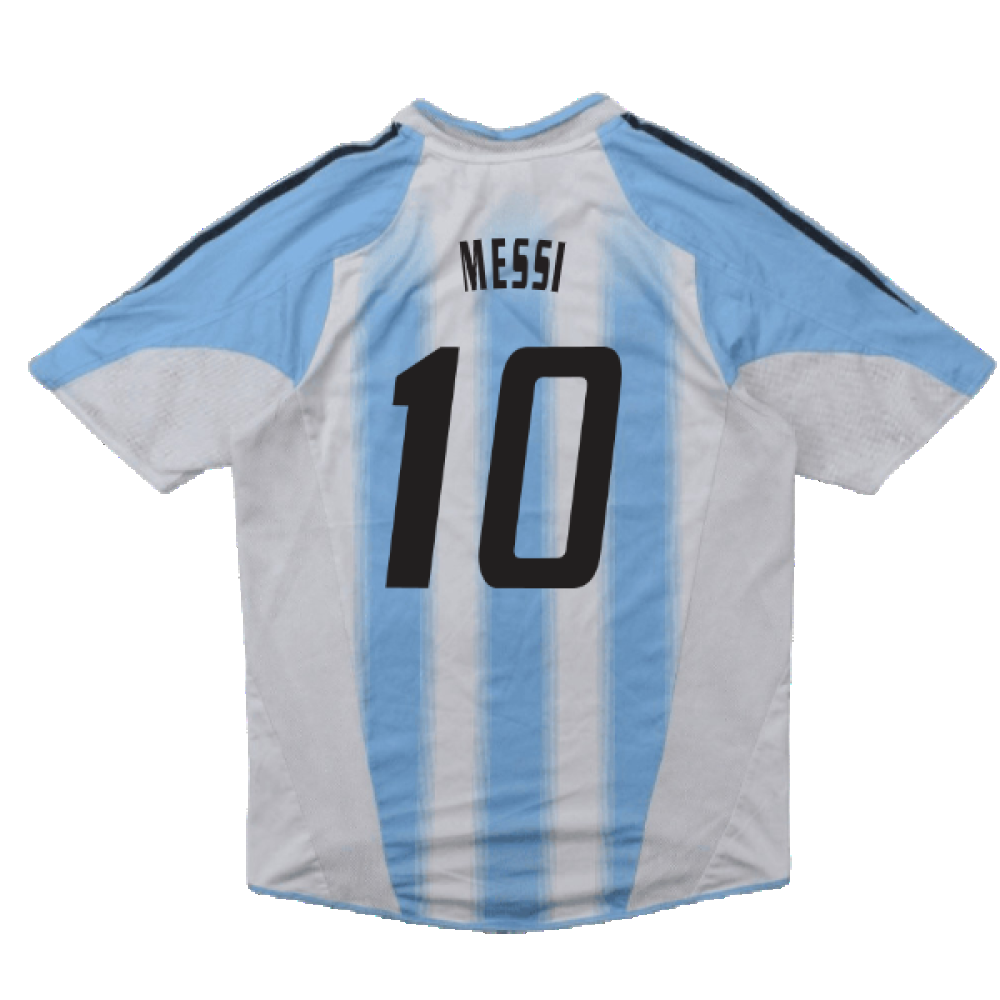 Argentina 2004-05 Home Shirt (XL) (Good) (MESSI 10)