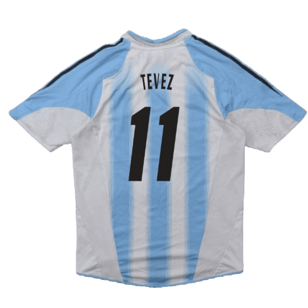 Argentina 2004-05 Home Shirt (XL) (Good) (Tevez 11)