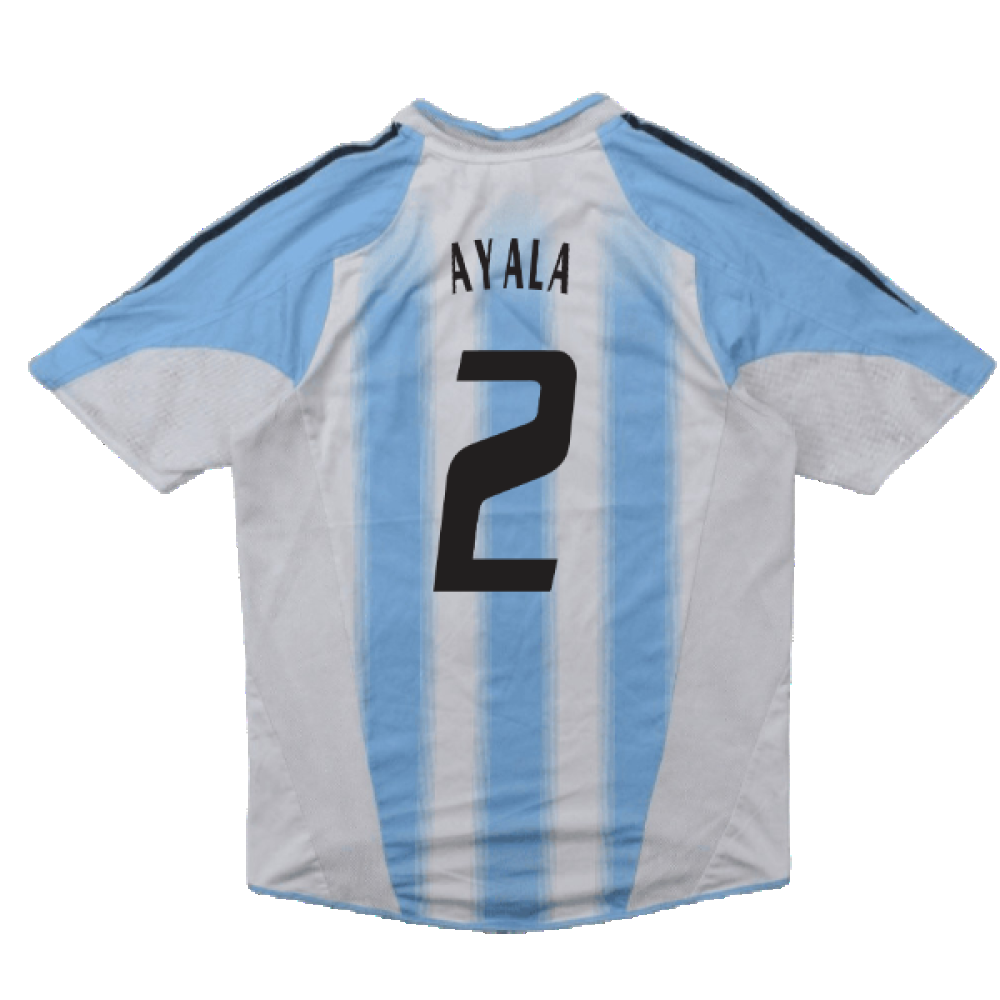 Argentina 2004-06 Home Shirt (S) (Good) (Ayala 2)