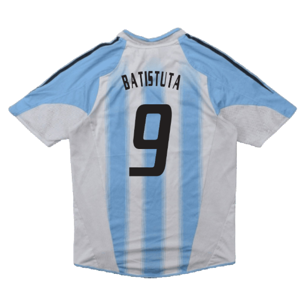 Argentina 2004-06 Home Shirt (S) (Good) (BATISTUTA 9)