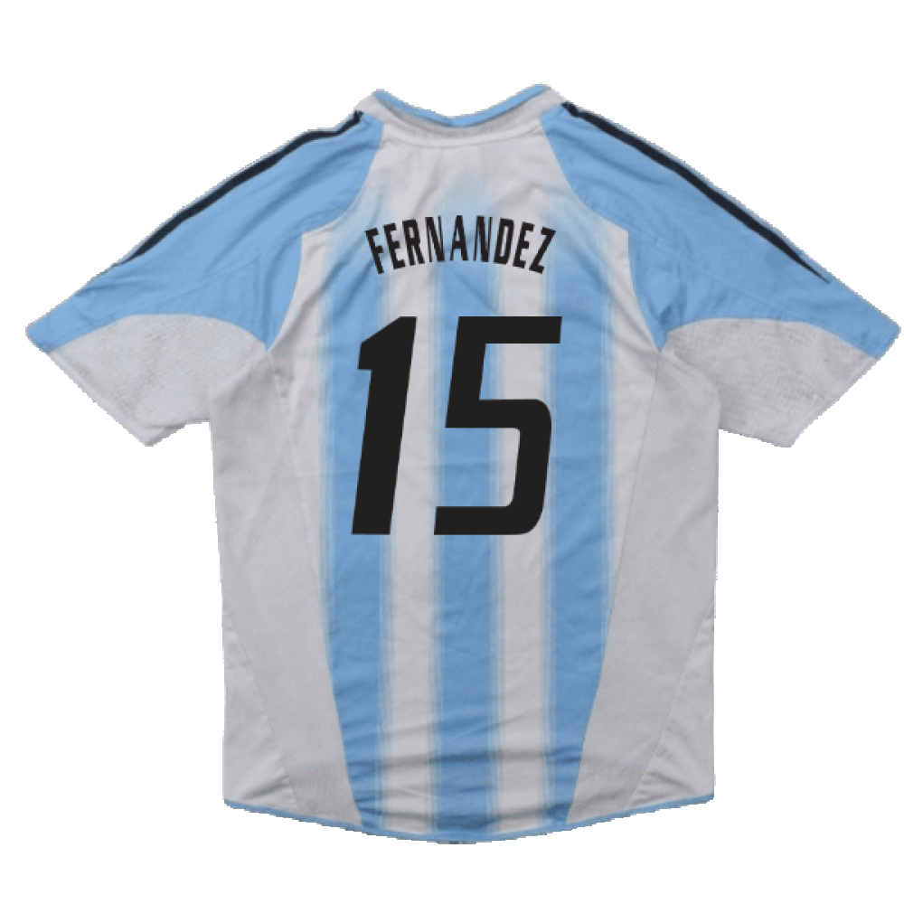 Argentina 2004-06 Home Shirt (S) (Good) (Fernandez 15)