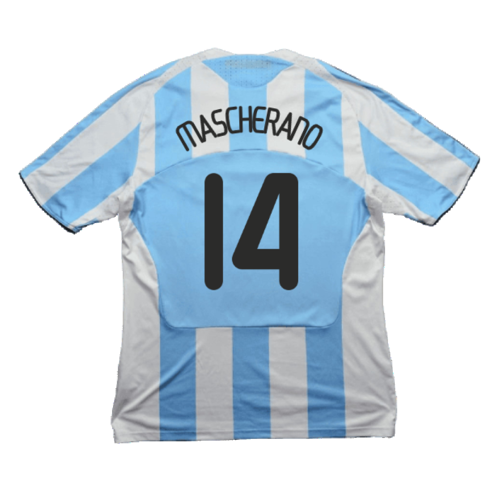 Argentina 2008-09 Home Shirt (L) (Very Good) (Mascherano 14)