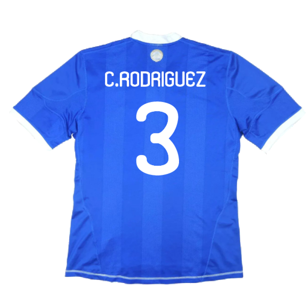 Argentina 2010-11 Away Shirt (M) (Excellent) (C.Rodriguez 3)