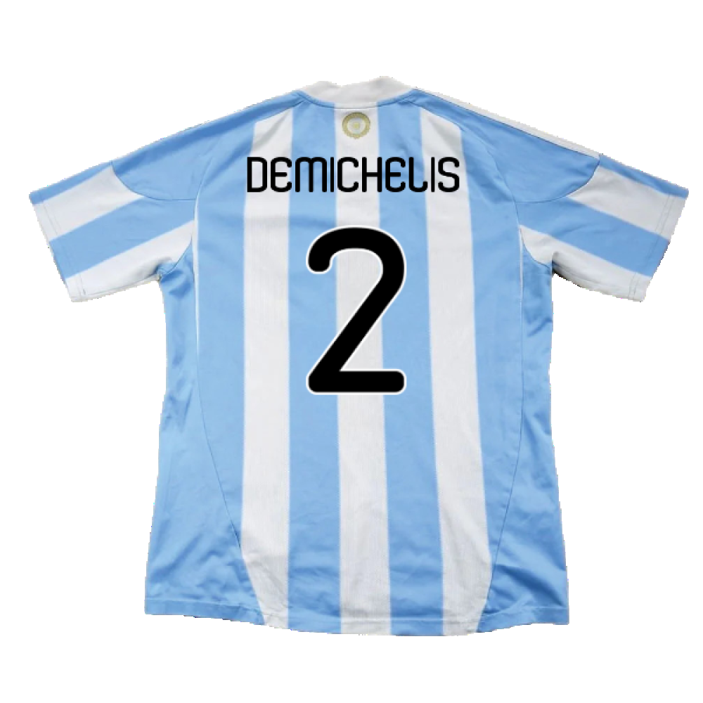 Argentina 2010-11 Home (L) (Excellent) (Demichelis 2)