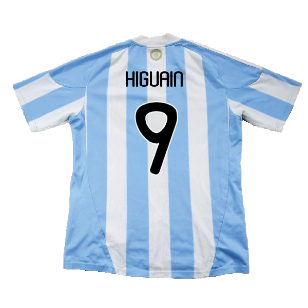 Argentina 2010-11 Home Shirt (Excellent) (Higuain 9)