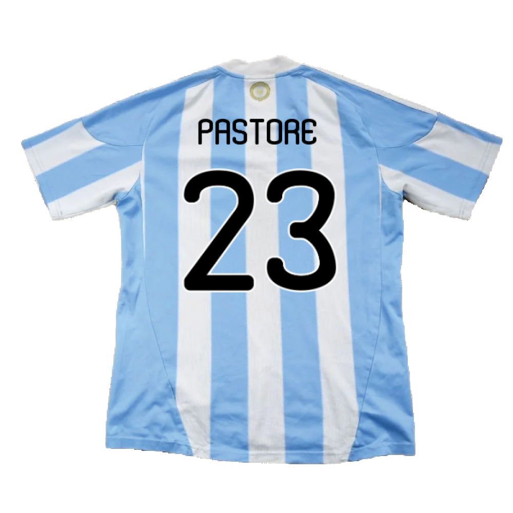 Argentina 2010-11 Home Shirt (Excellent) (Pastore 23)