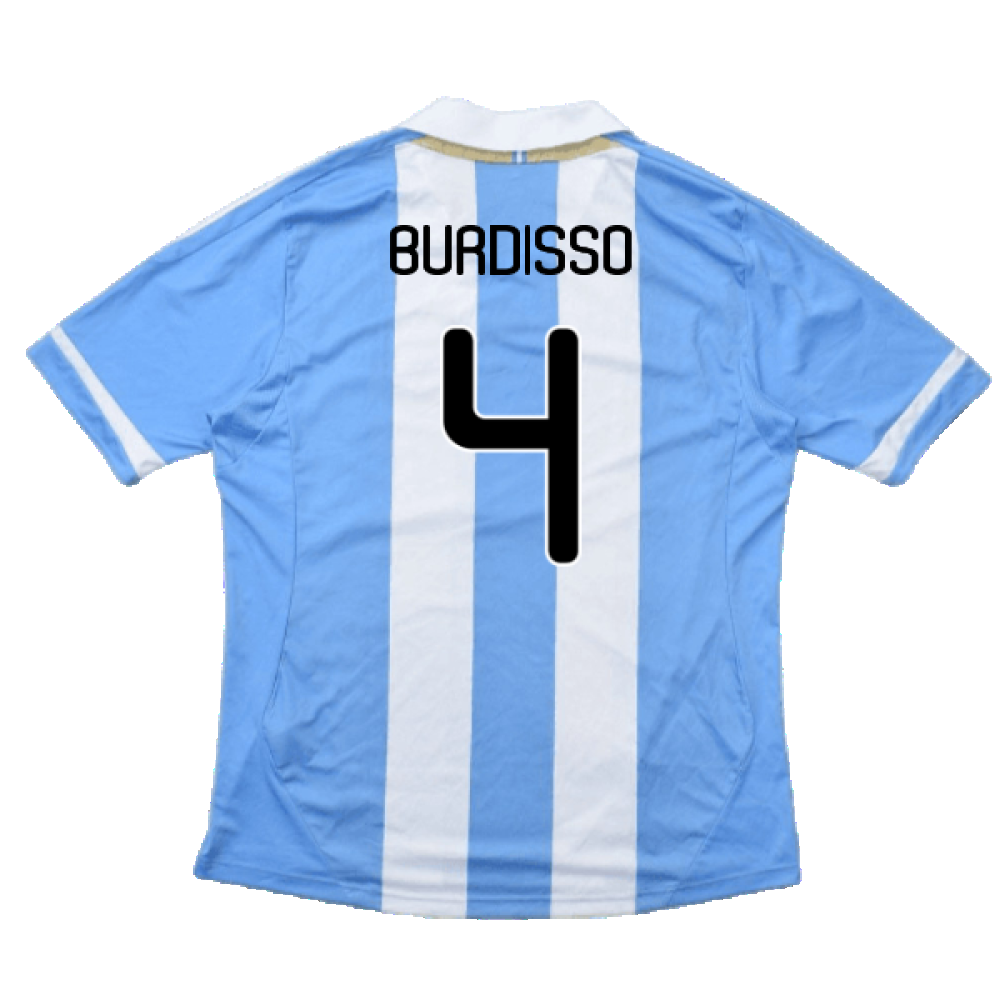 Argentina 2011-2012 Home Shirt (L) (Good) (Burdisso 4)