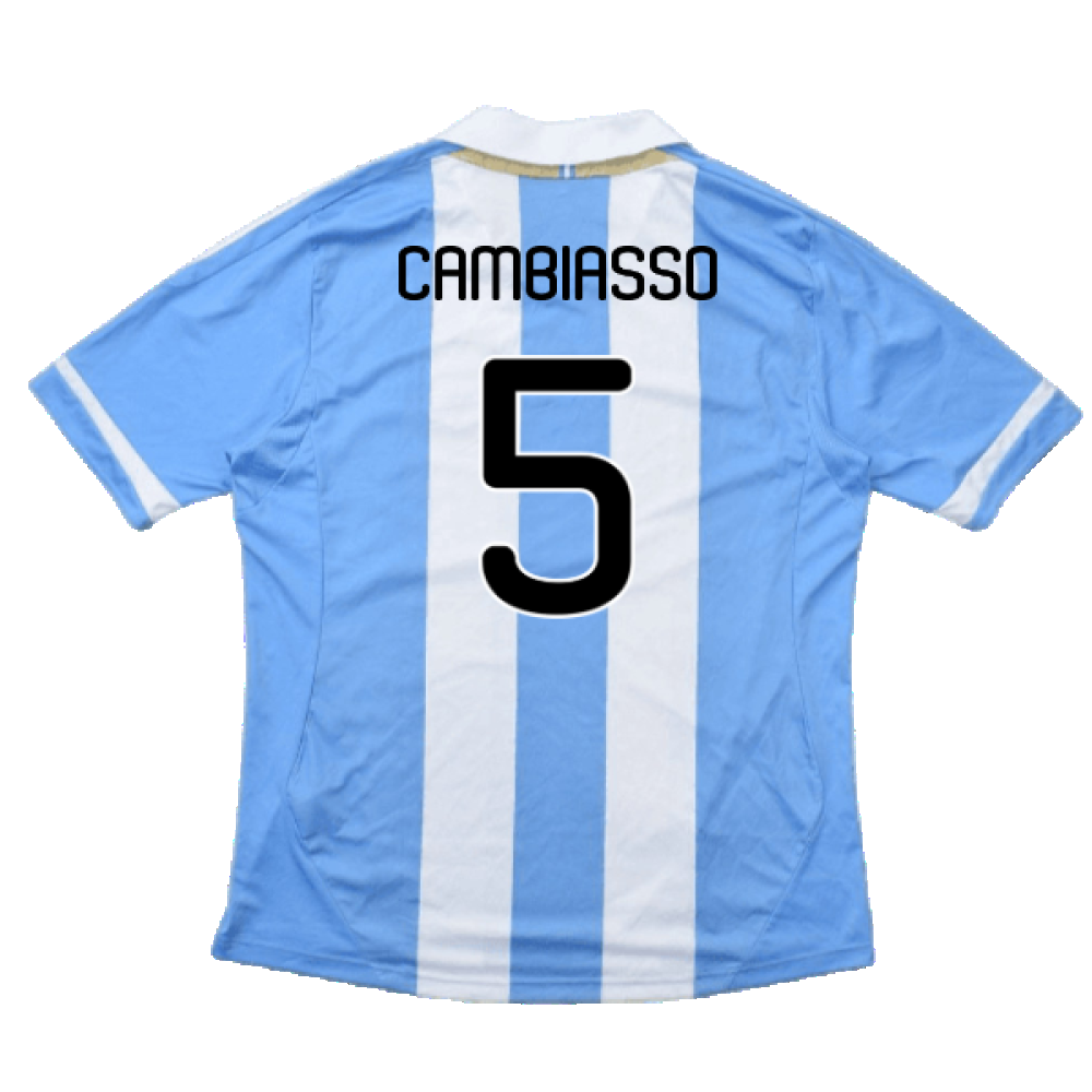 Argentina 2011-2012 Home Shirt (L) (Good) (Cambiasso 5)