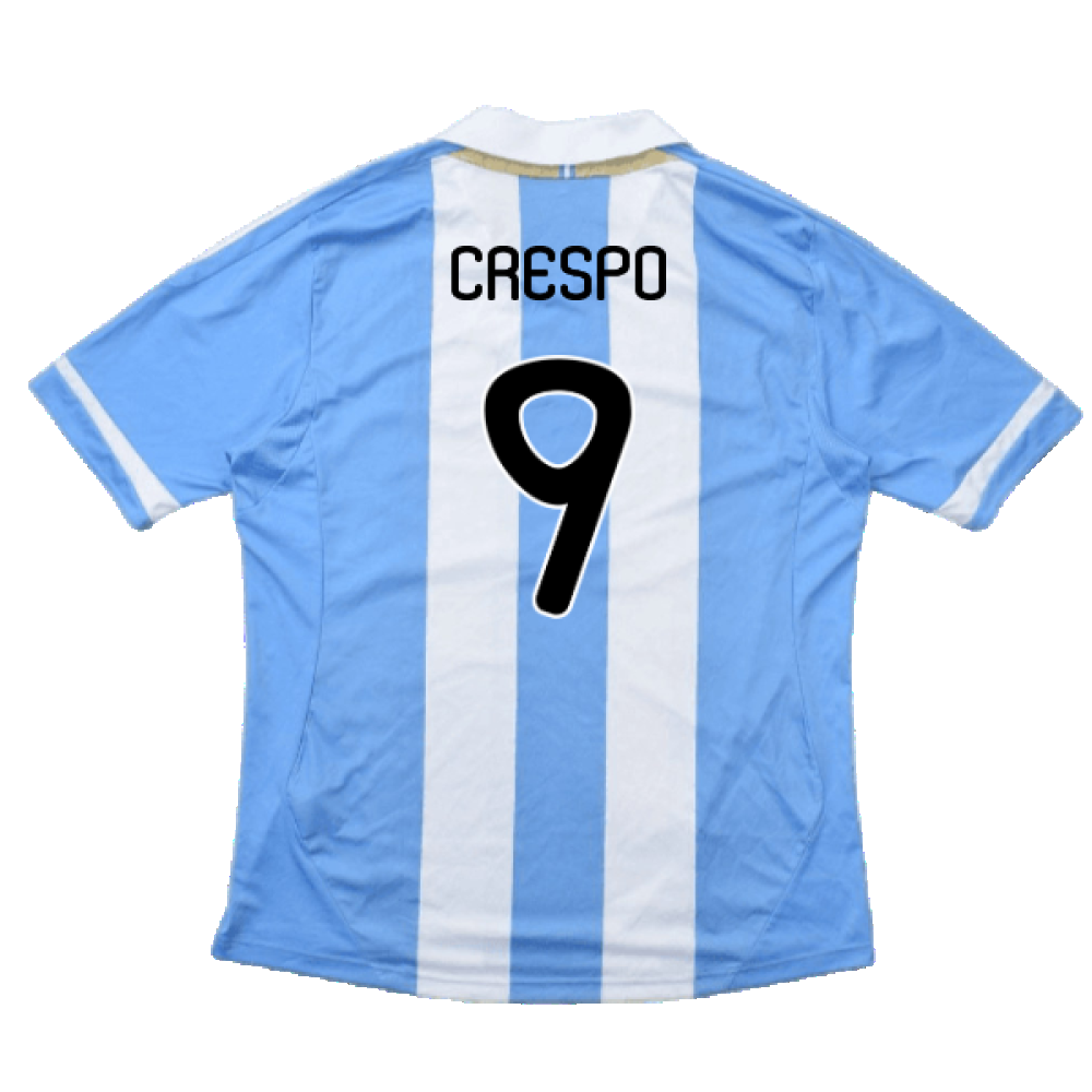 Argentina 2011-2012 Home Shirt (L) (Good) (CRESPO 9)