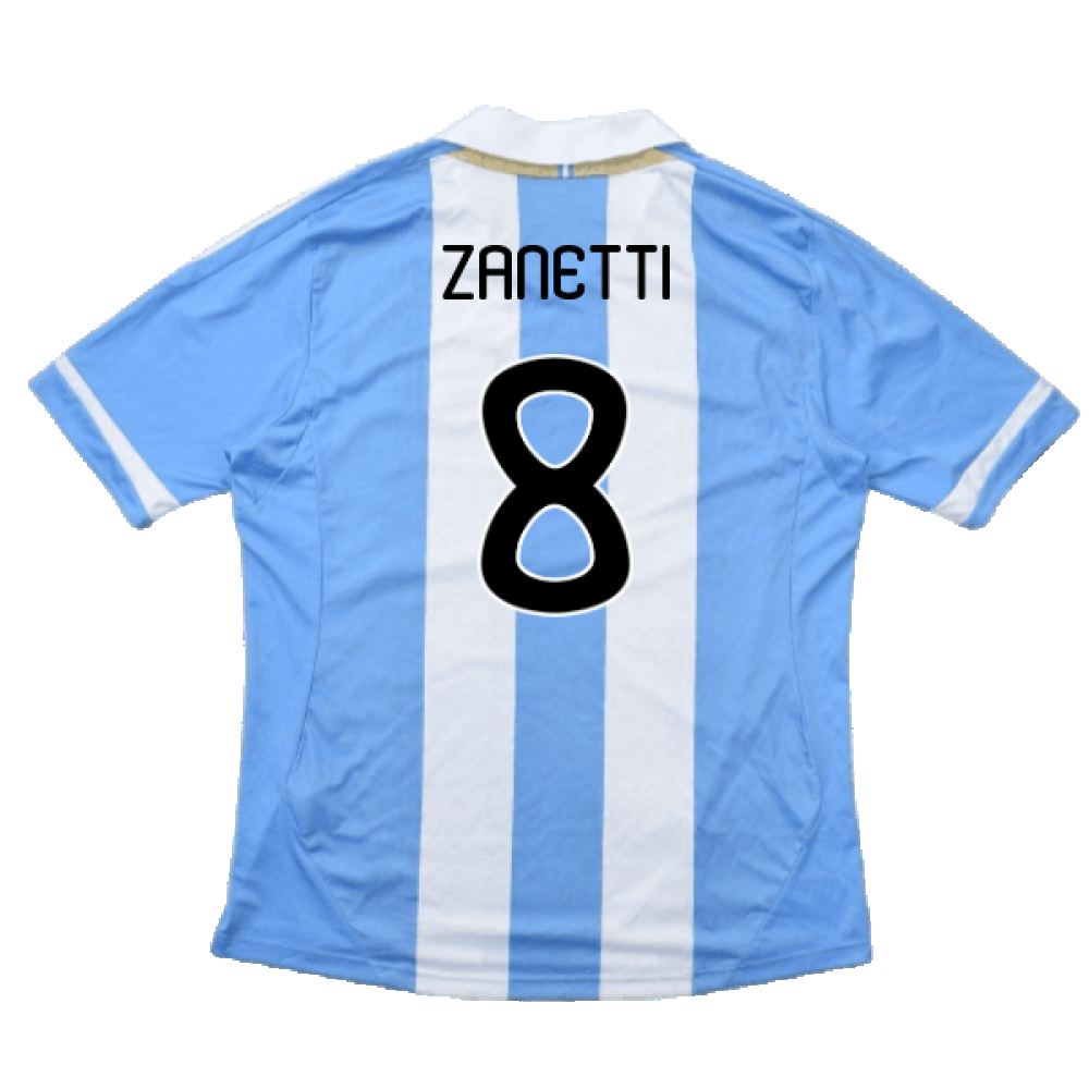 Argentina 2011-2012 Home Shirt (L) (Good) (Zanetti 8)