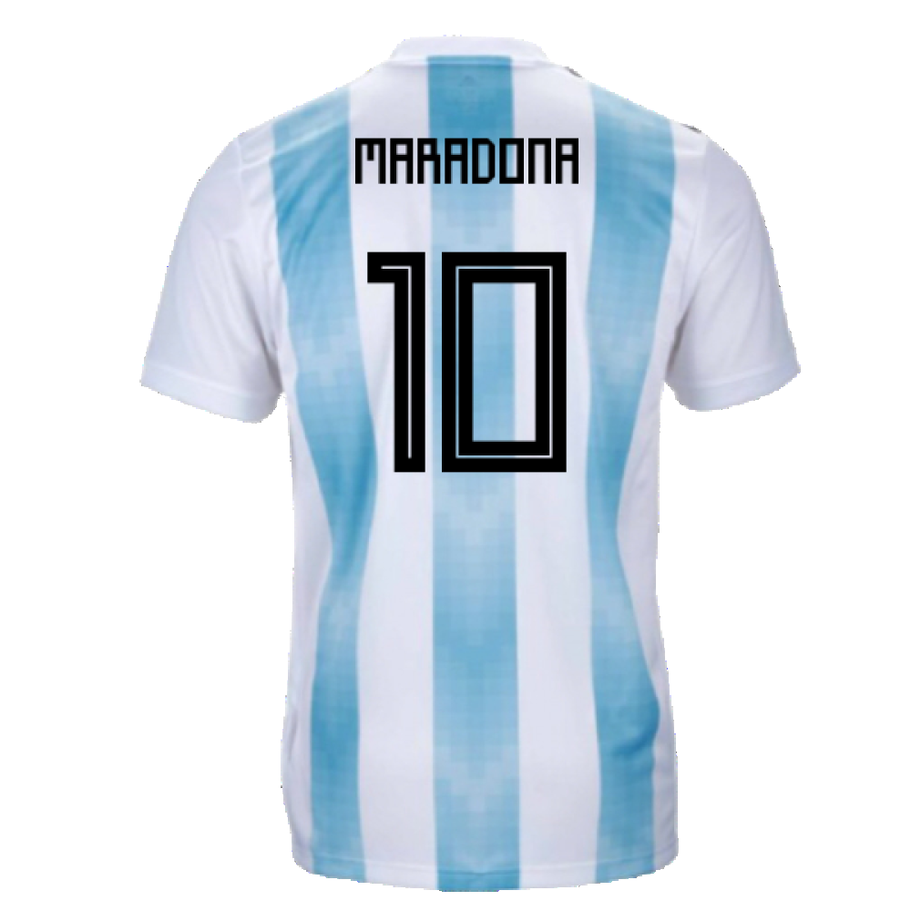 Argentina 2018-19 Home Shirt (XL) (Excellent) (Maradona 10)