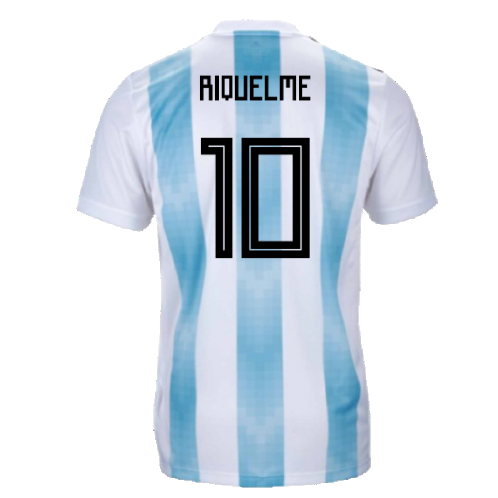 Argentina 2018-19 Home Shirt (XL) (Excellent) (Riquelme 10)