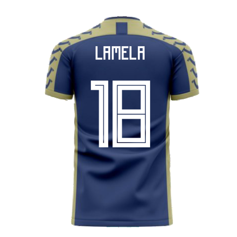 Argentina 2024-2025 Away Concept Football Kit (Viper) (LAMELA 18)