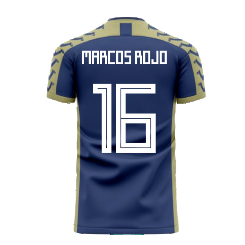 Argentina 2024-2025 Away Concept Football Kit (Viper) (MARCOS ROJO 16)