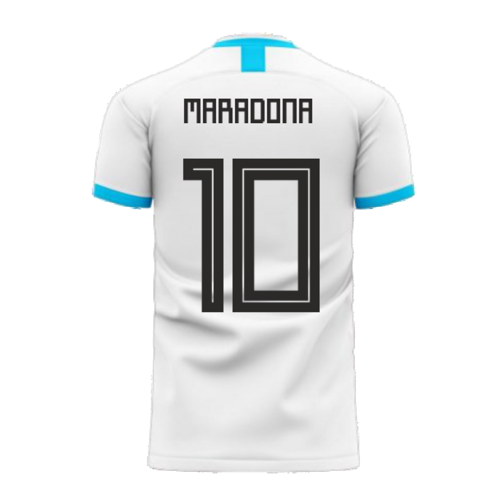 Argentina 2024-2025 Home Concept Football Kit (Libero) (MARADONA 10)