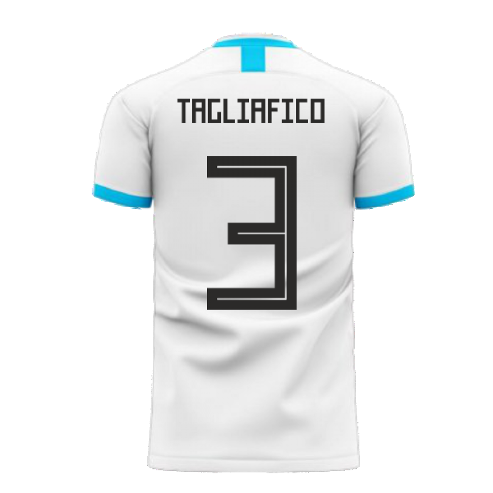 Argentina 2024-2025 Home Concept Football Kit (Libero) (TAGLIAFICO 3)