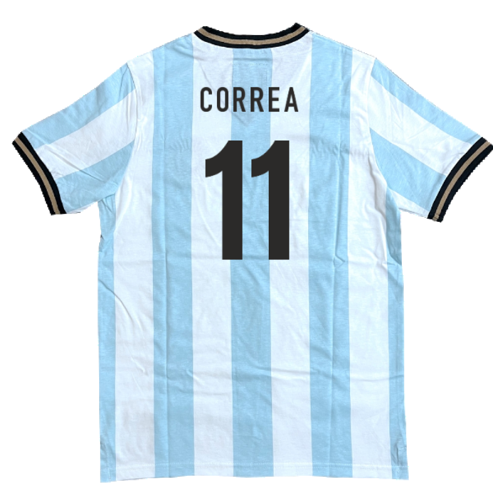 Argentina El Sol Albiceleste Home Shirt (CORREA 11)