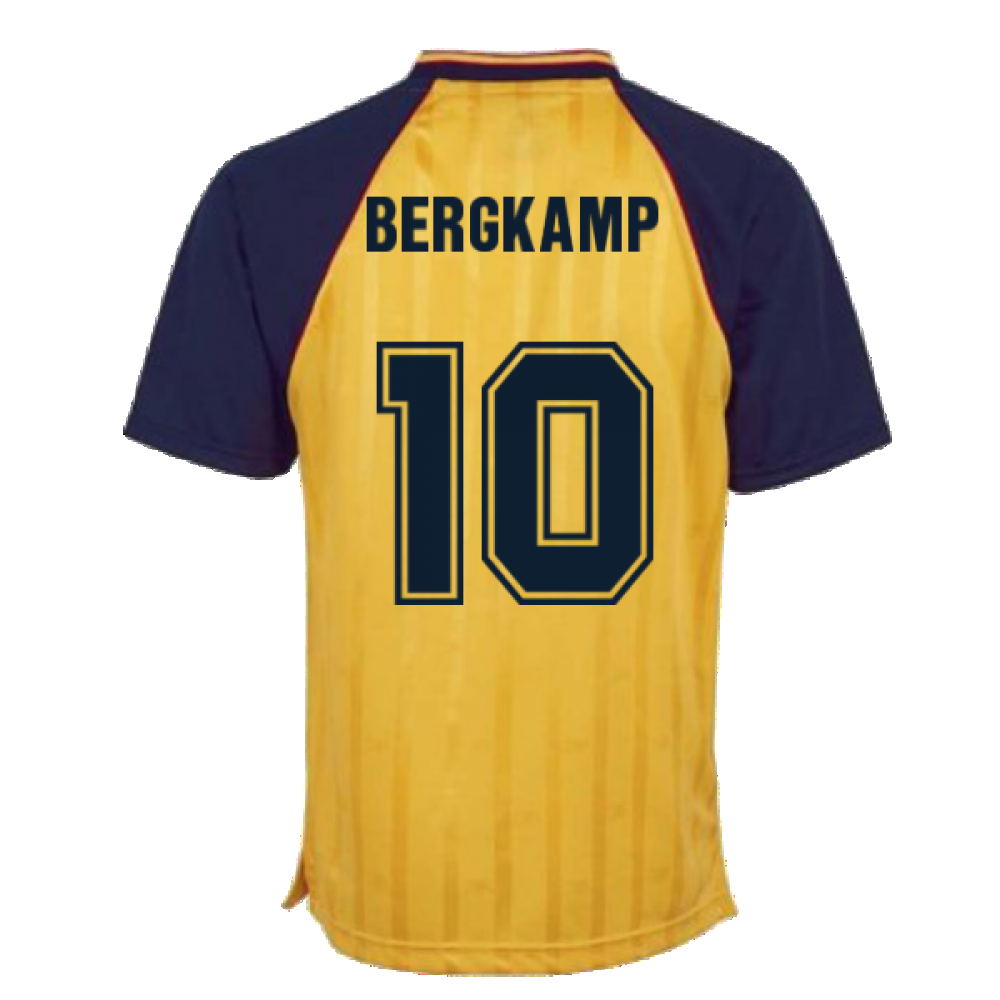 Arsenal 1988-89 Away Retro Shirt (BERGKAMP 10)