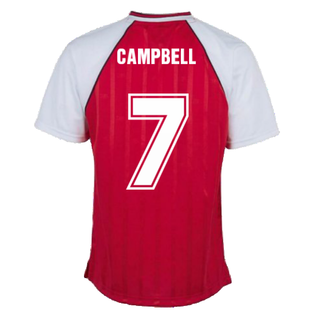 Arsenal 1988 Home Retro Football Shirt (Campbell 7)