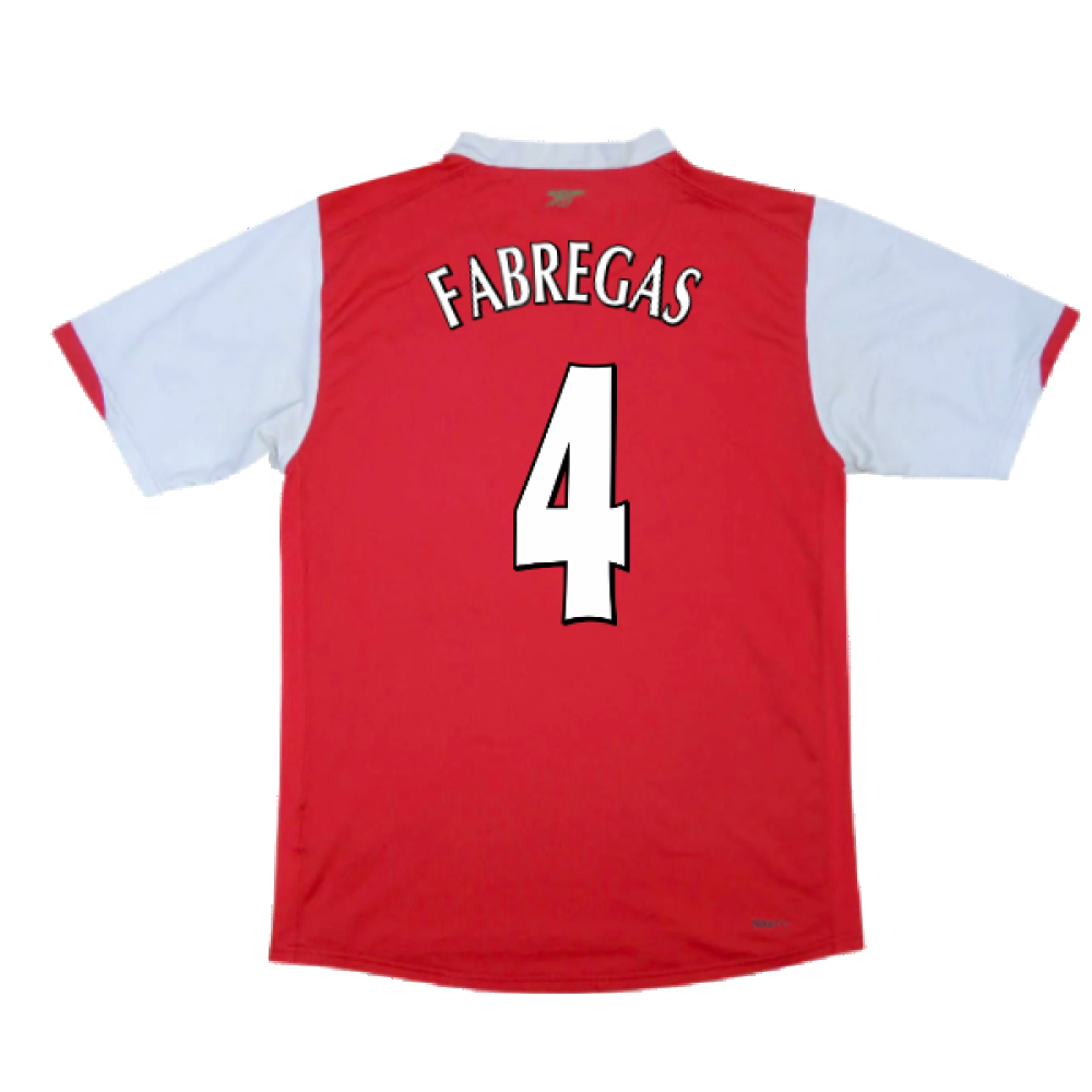 Arsenal 2006-08 Home Shirt (XL) (Excellent) (Fabregas 4)