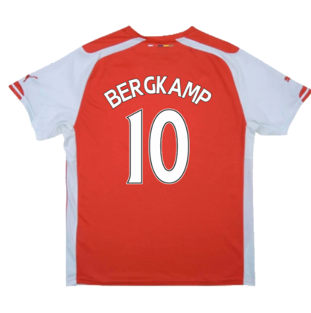 Arsenal 2014-15 Home Shirt (L) (BERGKAMP 10) (Very Good)