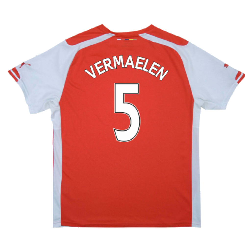 Arsenal 2014-15 Home Shirt (S) (Excellent) (Vermaelen 5)