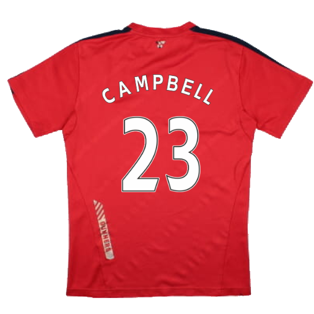 Arsenal 2015-16 Puma Training Shirt (M) (CAMPBELL 23) (Fair)