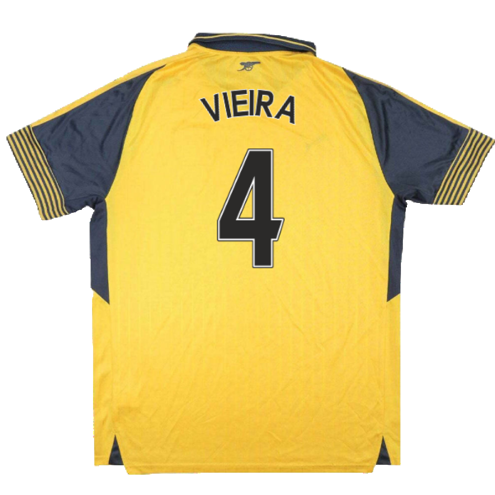 Arsenal 2016-17 Away Shirt (M) (Mint) (Vieira 4)