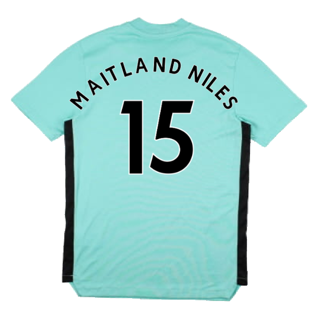 Arsenal 2021-2022 Adidas Training Shirt (XS) (MAITLAND NILES 15) (Excellent)