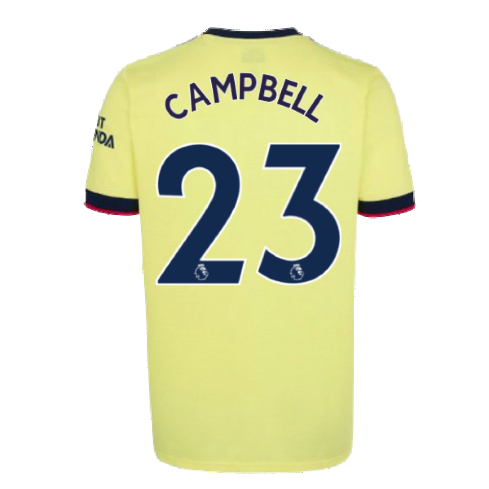 Arsenal 2021-2022 Away Shirt (CAMPBELL 23)