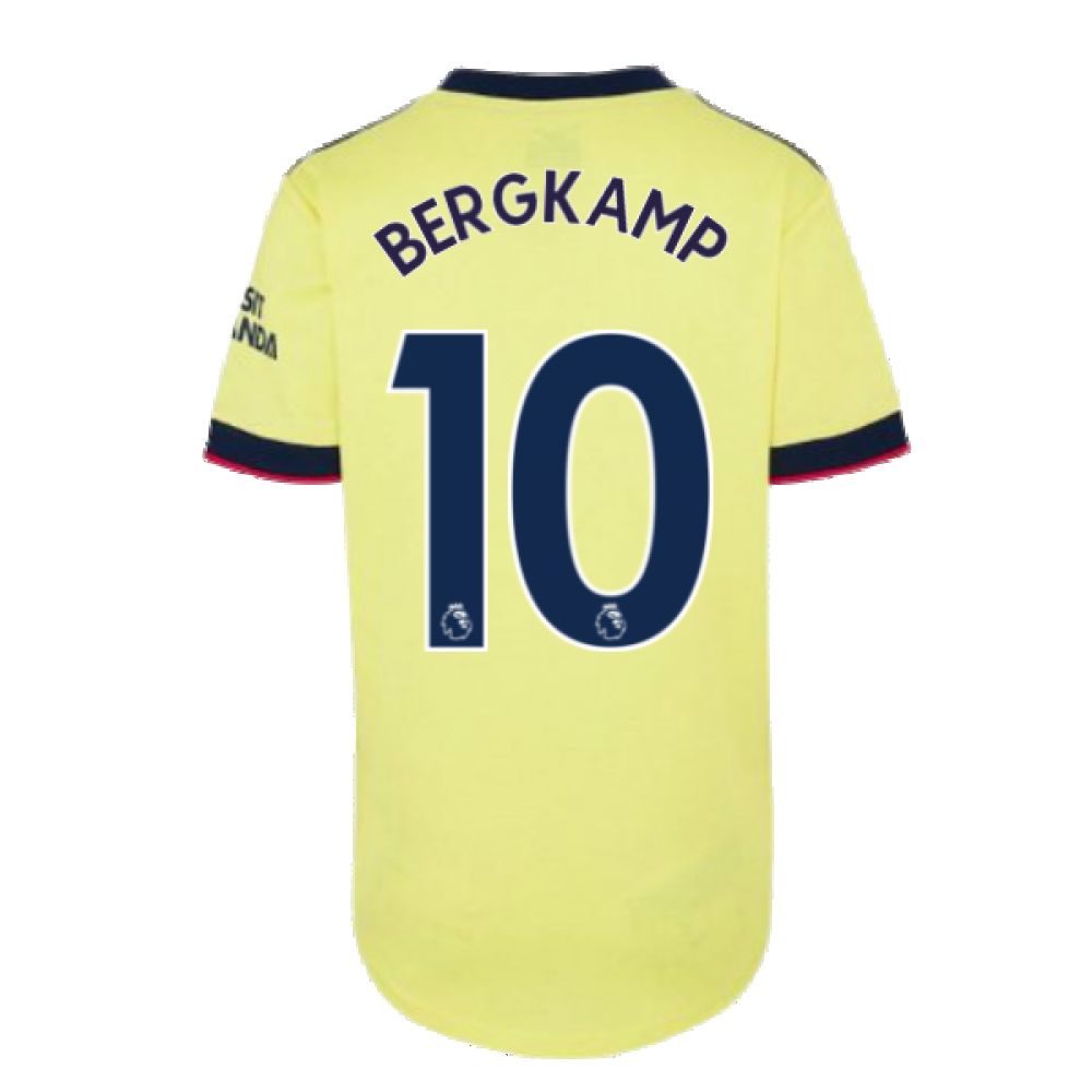 Arsenal 2021-2022 Away Shirt (Ladies) (BERGKAMP 10)