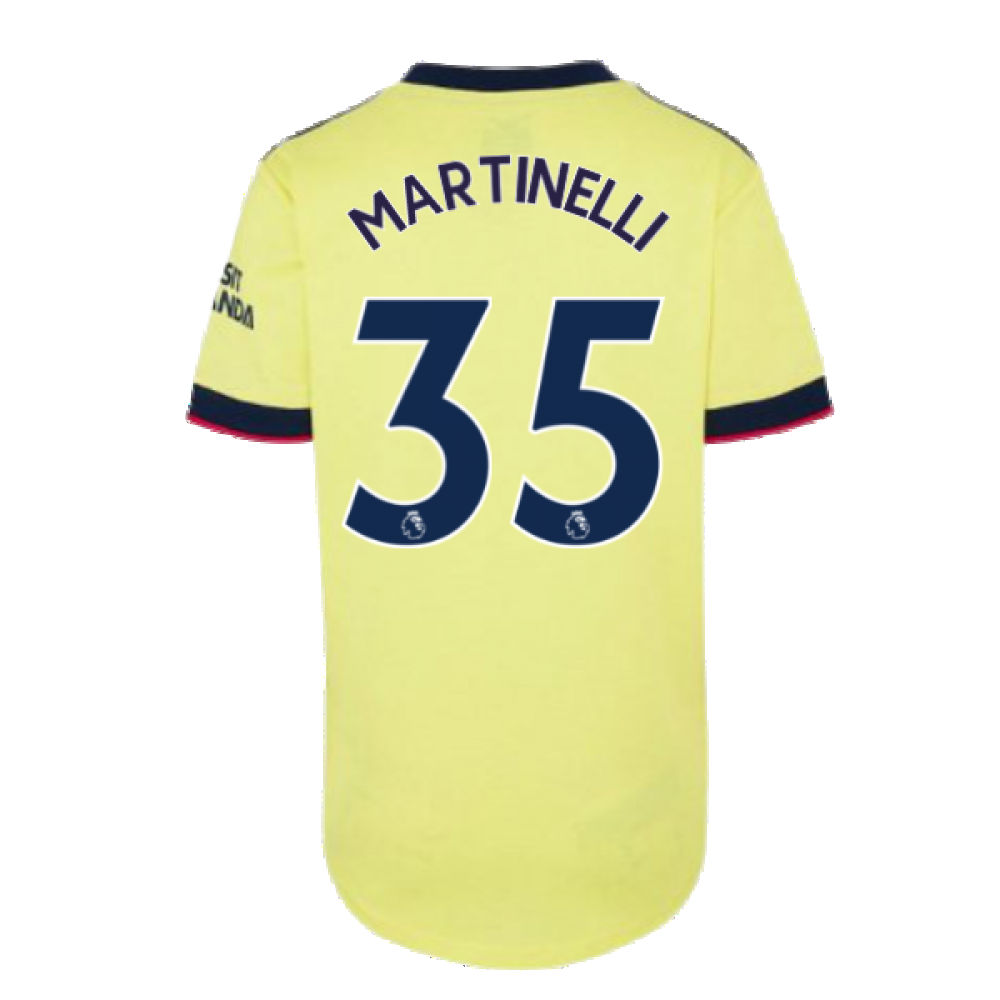 Arsenal 2021-2022 Away Shirt (Ladies) (MARTINELLI 35)