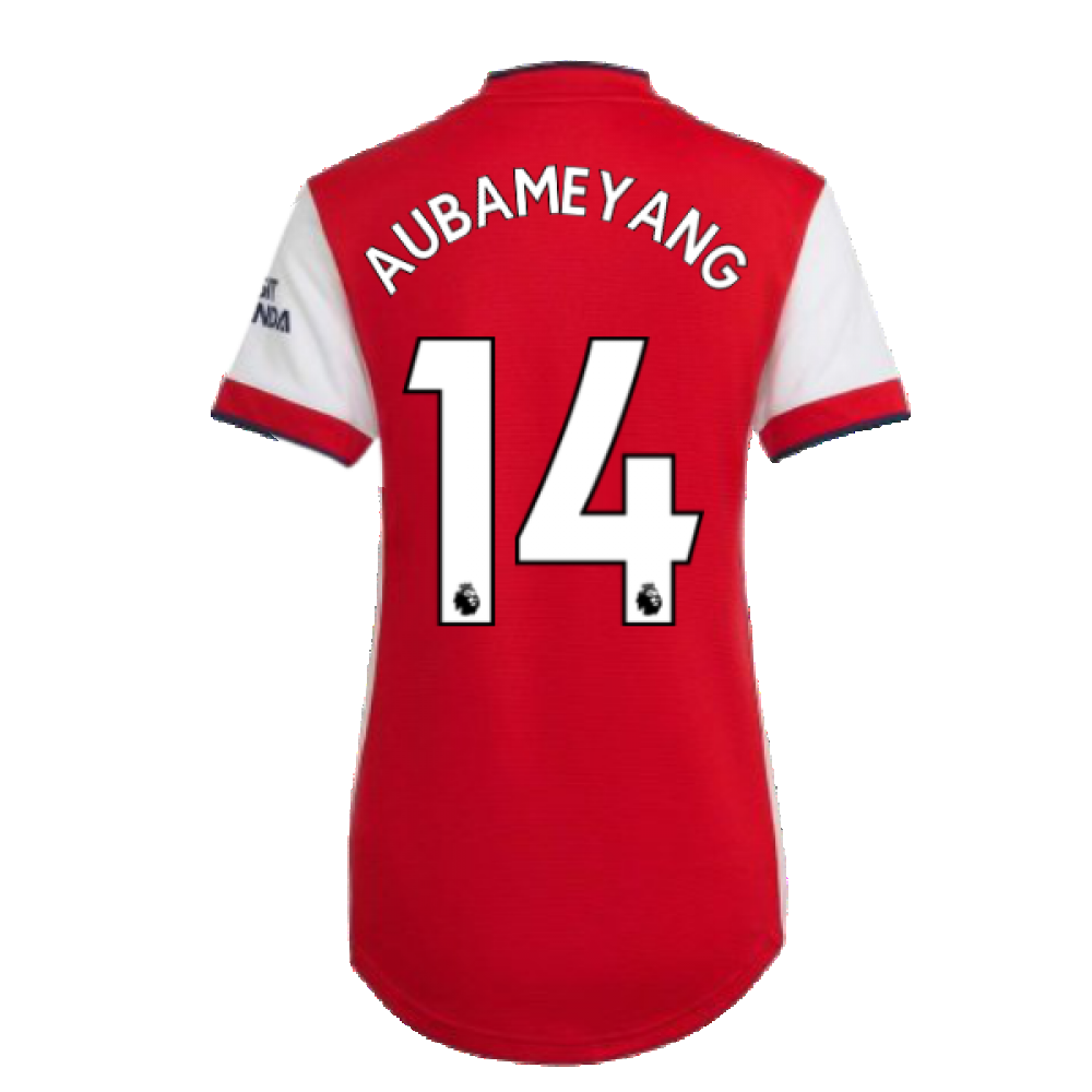 Arsenal 2021-2022 Home Shirt (Ladies) (AUBAMEYANG 14)