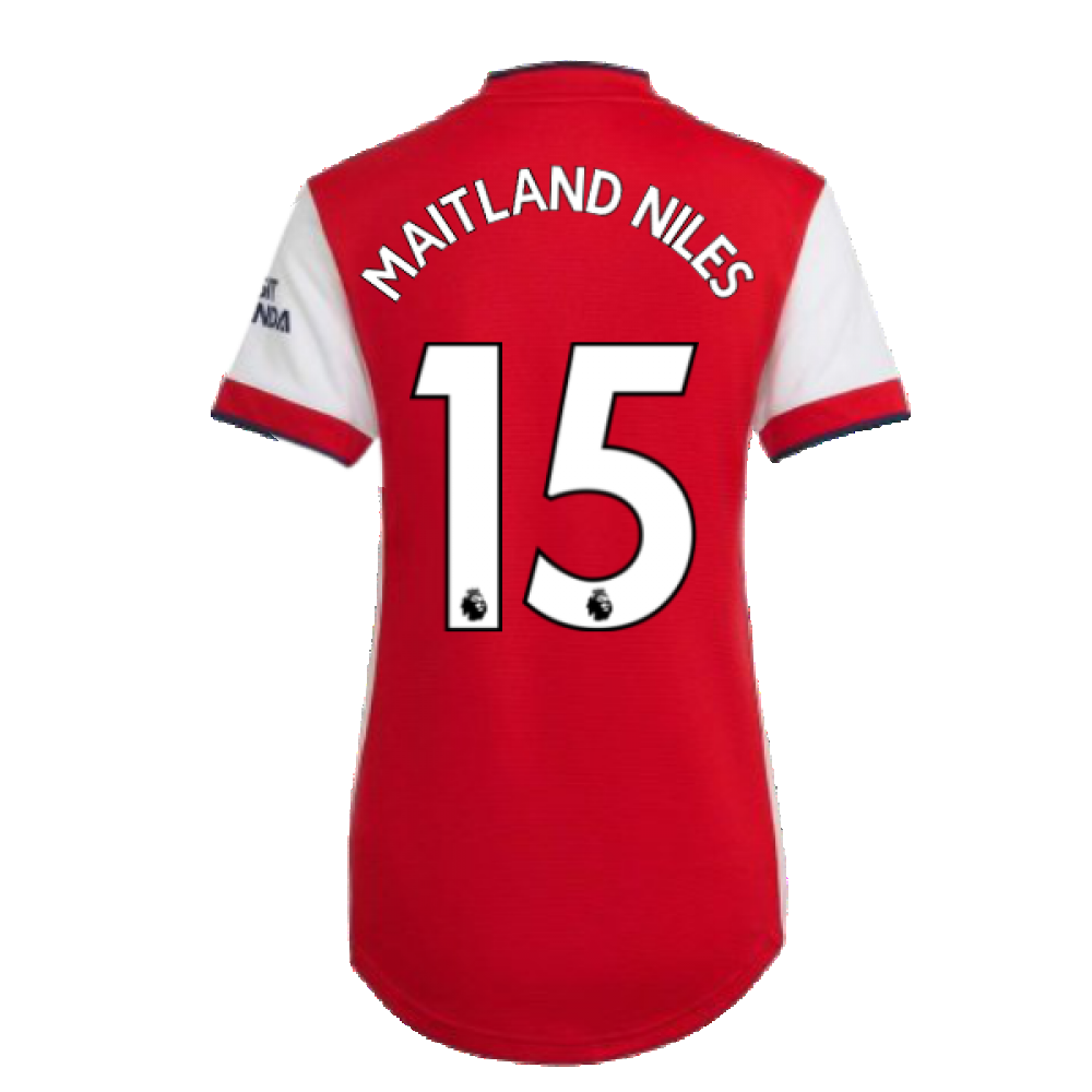 Arsenal 2021-2022 Home Shirt (Ladies) (MAITLAND NILES 15)