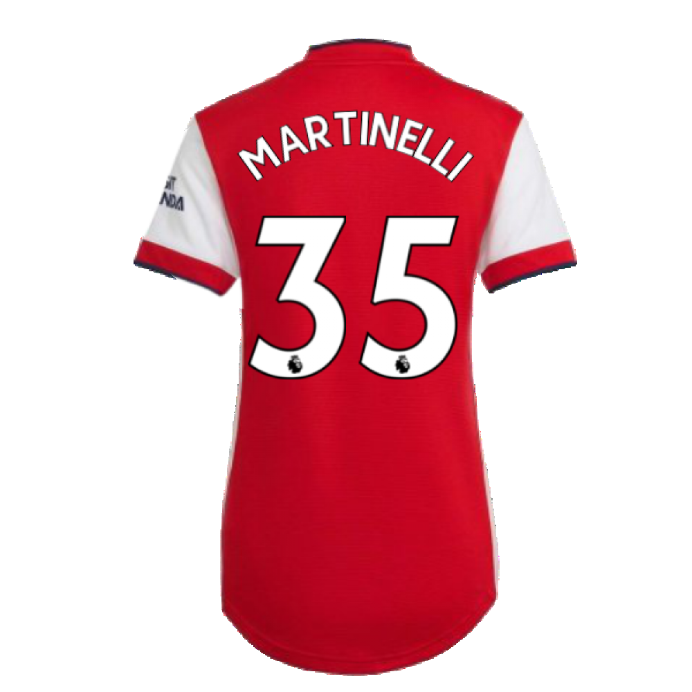 Arsenal 2021-2022 Home Shirt (Ladies) (MARTINELLI 35)