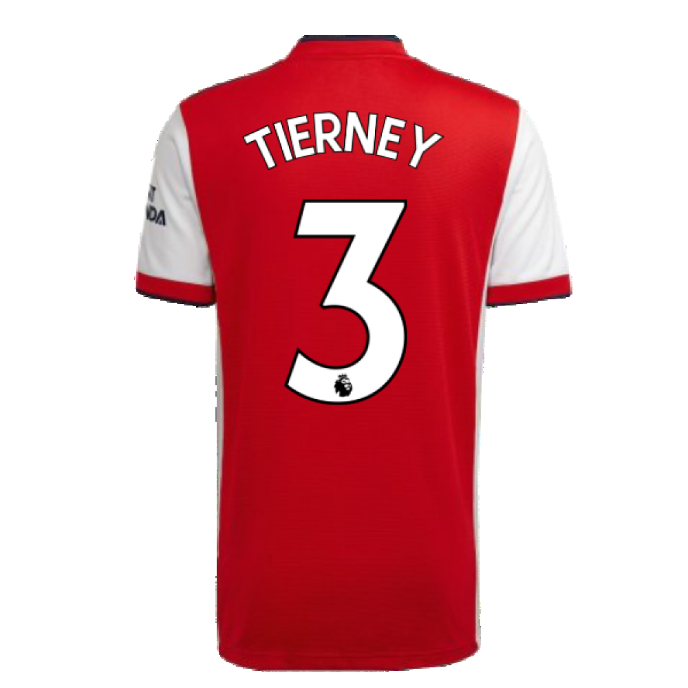 Arsenal 2021-2022 Home Shirt (TIERNEY 3)