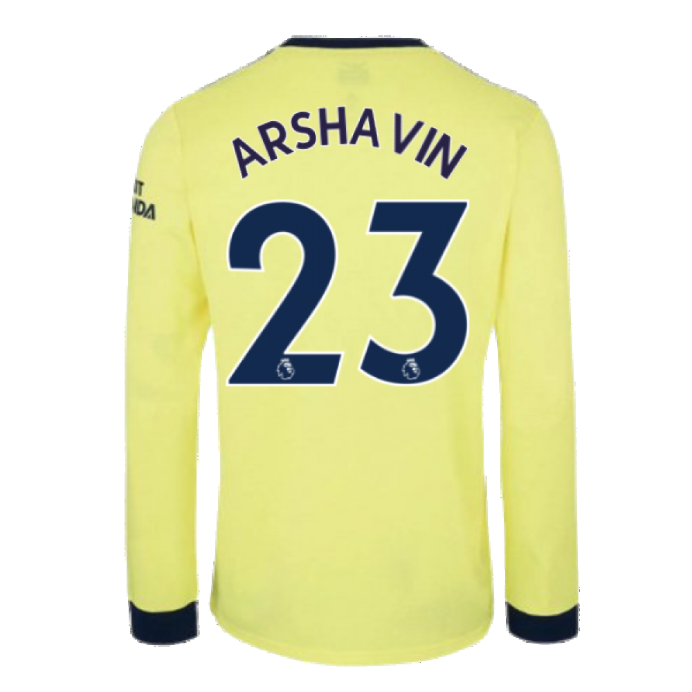 Arsenal 2021-2022 Long Sleeve Away Shirt (ARSHAVIN 23)